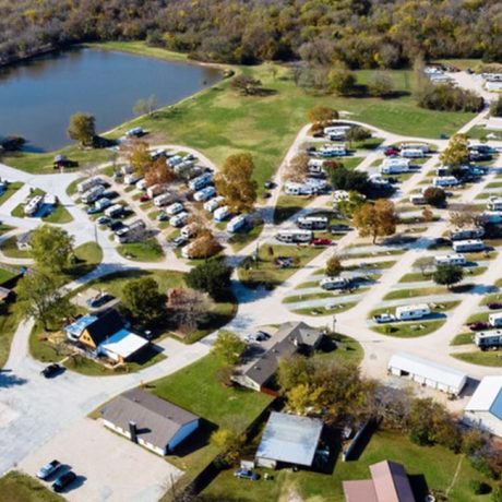 Aerial View Dallas NE Campground