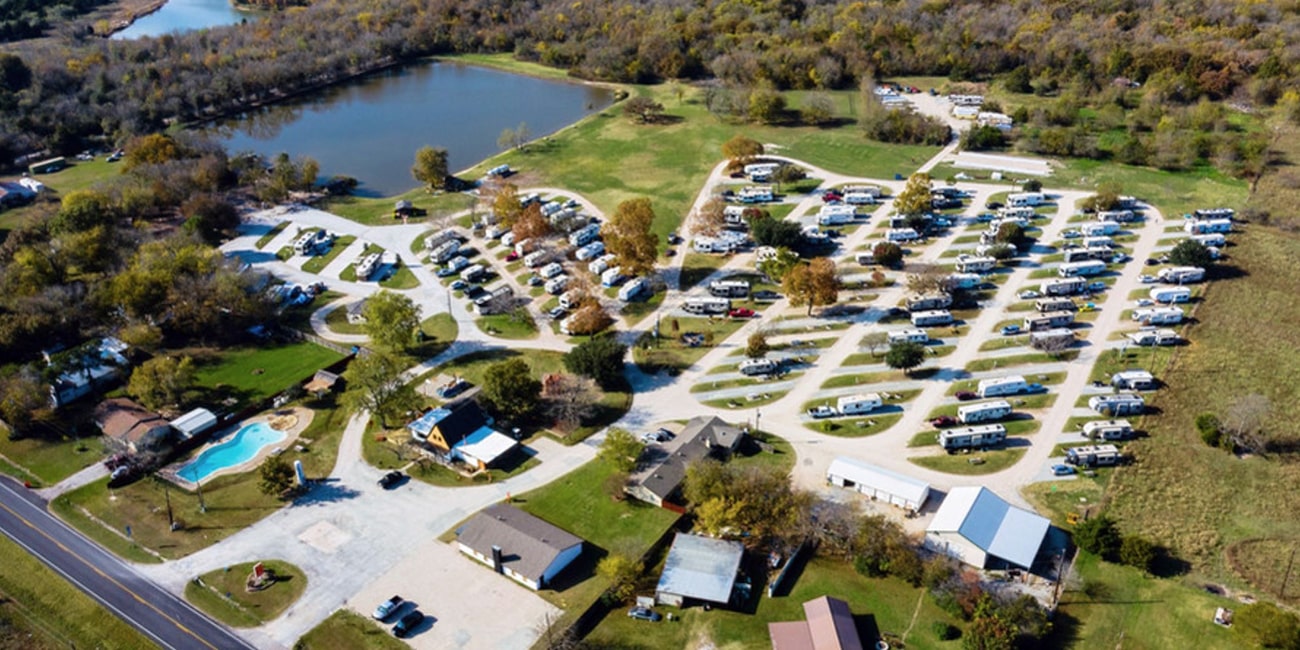 Aerial View Dallas NE Campground